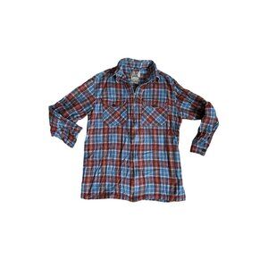 Vintage Womens Fall Plaid Zip Jacket Shirt size small